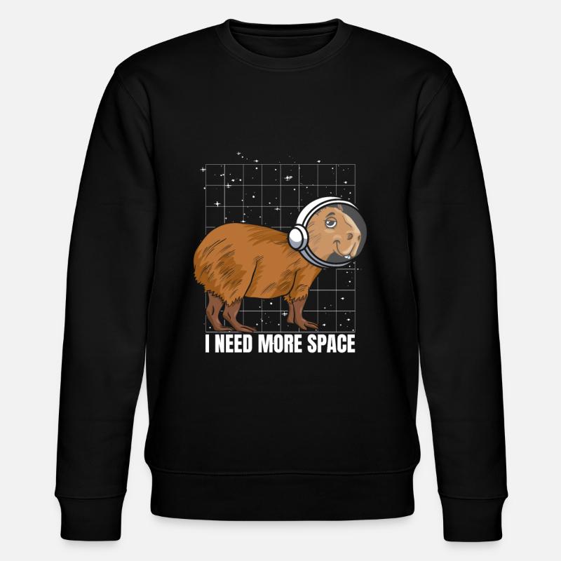 Capybara Wasserschwein Astronaute - Sweat bio CHANGER Stanley/Stella Unisexe - noir