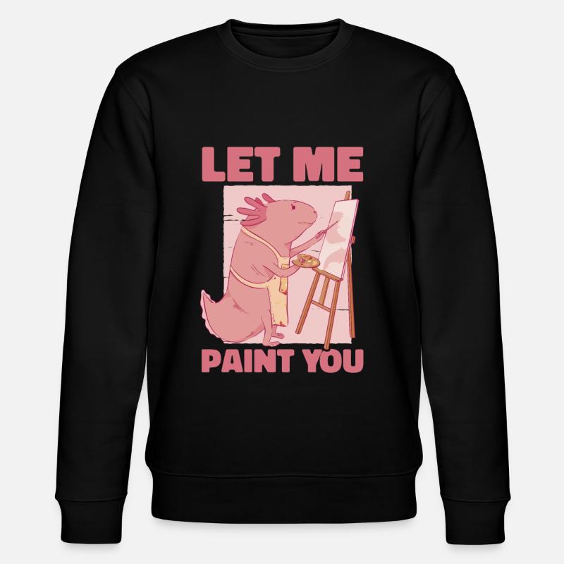Peintre Vernisseur Axolotl - Sweat bio CHANGER Stanley/Stella Unisexe - noir