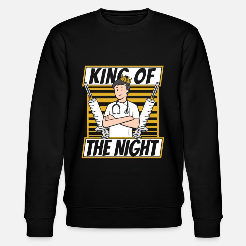 Seringues d’infirmière - Sweat bio CHANGER Stanley/Stella Unisexe - noir