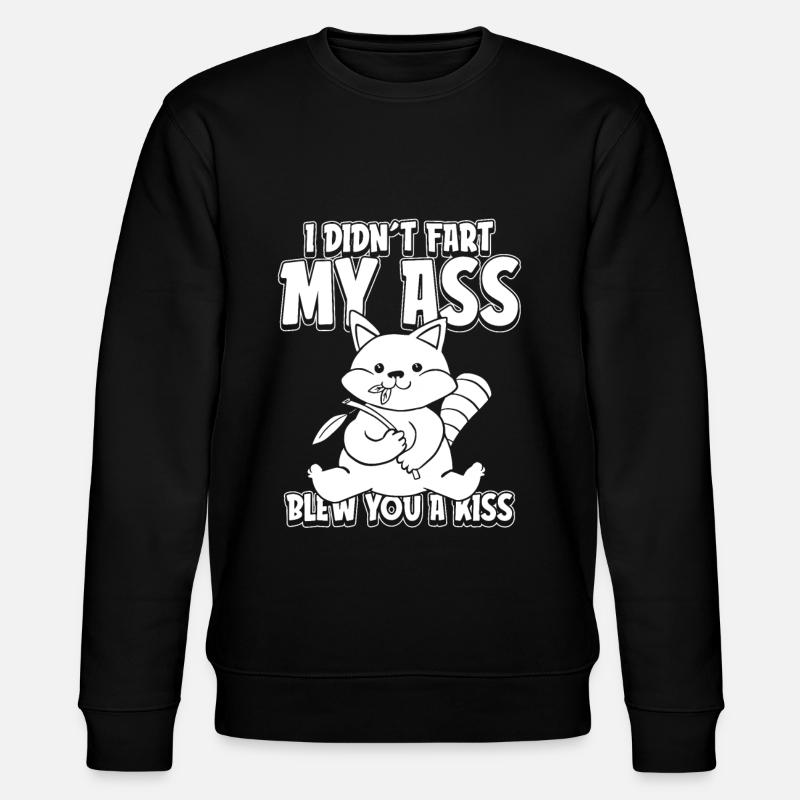 Panda rouge drôle - Sweat bio CHANGER Stanley/Stella Unisexe - noir