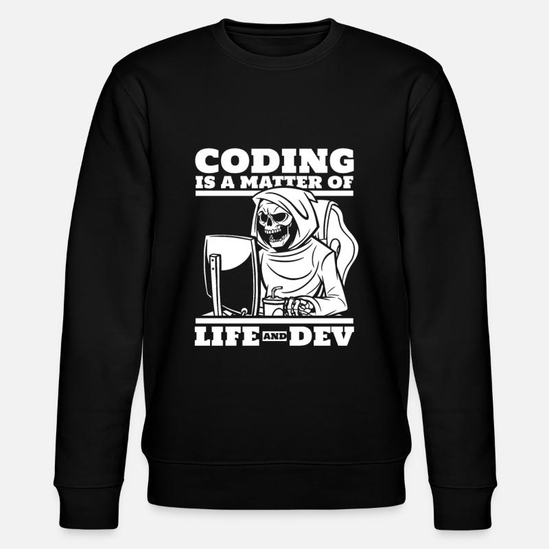 Développeur Coder Programmeur Squelette - Sweat bio CHANGER Stanley/Stella Unisexe - noir