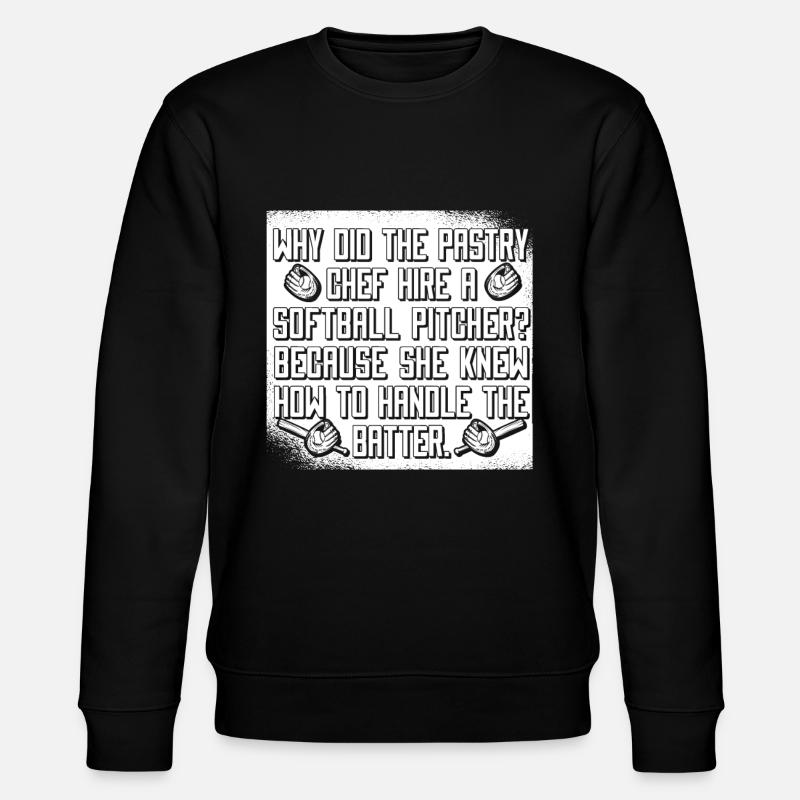 Softball drôle - Sweat bio CHANGER Stanley/Stella Unisexe - noir
