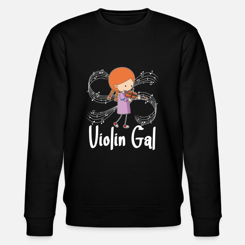 Violon Fille - Sweat bio CHANGER Stanley/Stella Unisexe - noir