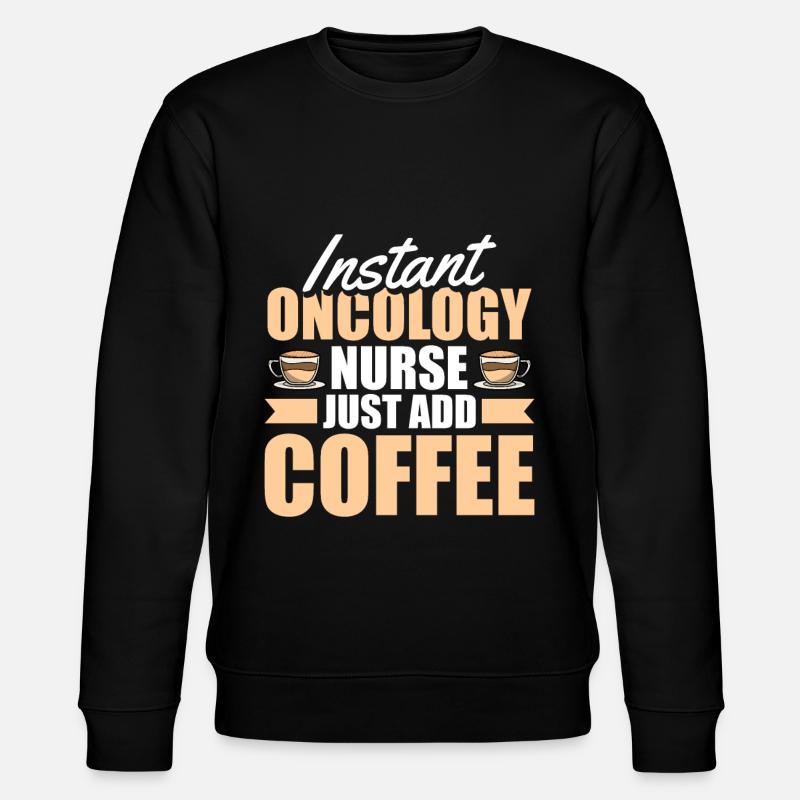 Krankenschwester Kaffee - Stanley/Stella Unisex Bio-Sweatshirt CHANGER  - Schwarz