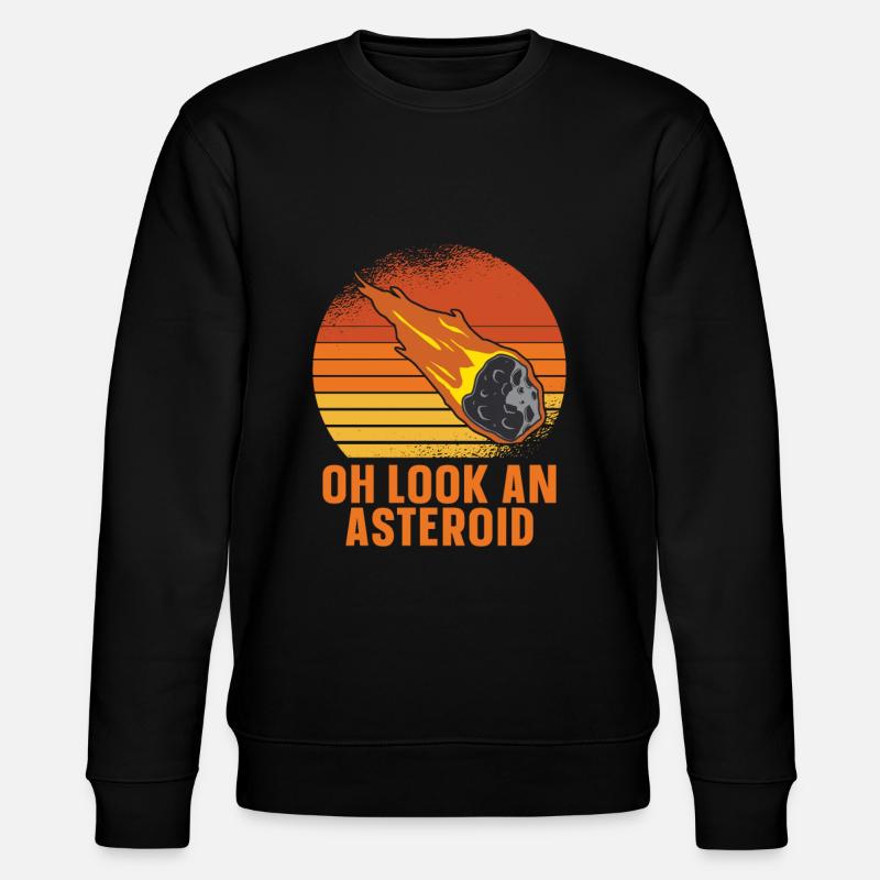 Space Space Astroid Diversion - Stanley/Stella CHANGER Unisex Organic Sweatshirt - black