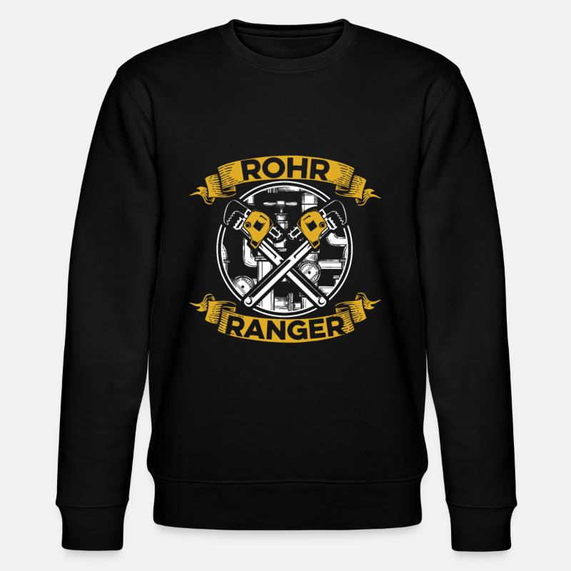 Rohrleitungsbauer Schlüssel - Stanley/Stella Unisex Bio-Sweatshirt CHANGER - Schwarz