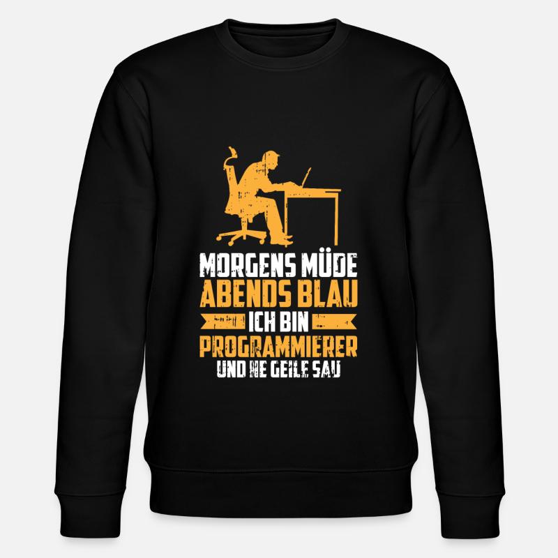 Entwickler Coder Programmierer - Stanley/Stella Unisex Bio-Sweatshirt CHANGER  - Schwarz