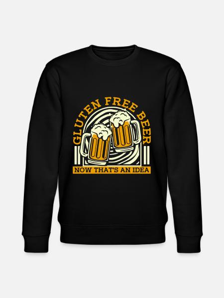 Gluten-free beer - Stanley/Stella CHANGER Unisex Organic Sweatshirt - black