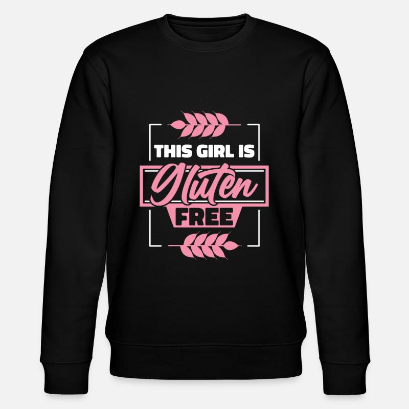 Glutenfrei Mädchen - Stanley/Stella Unisex Bio-Sweatshirt CHANGER  - Schwarz