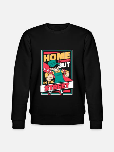 Straßenessen - Stanley/Stella Unisex Bio-Sweatshirt CHANGER - Schwarz