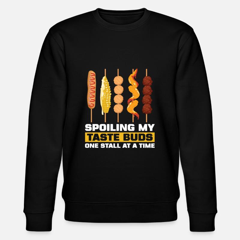 Straßenessen Spieße - Stanley/Stella Unisex Bio-Sweatshirt CHANGER  - Schwarz