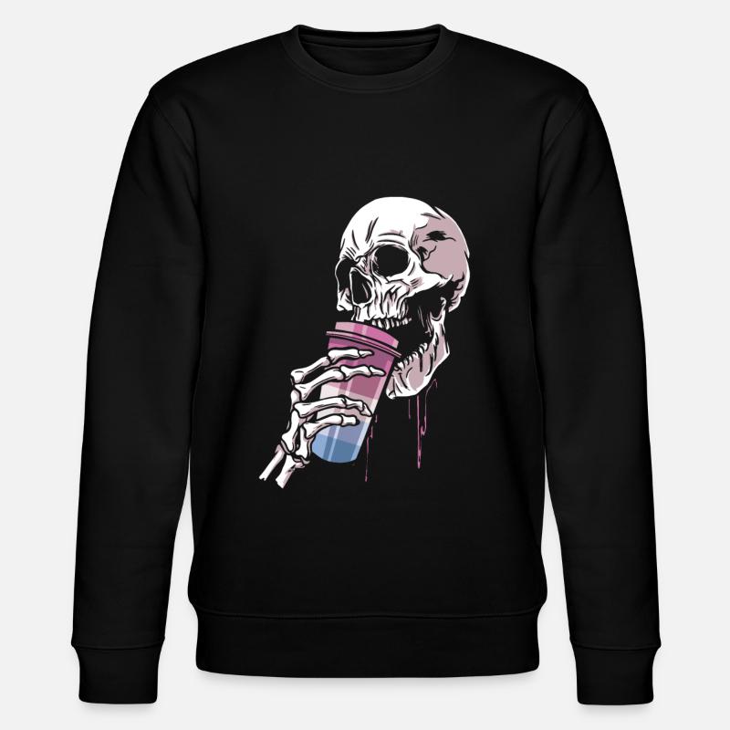 Squelette de Genderfluid - Sweat bio CHANGER Stanley/Stella Unisexe - noir