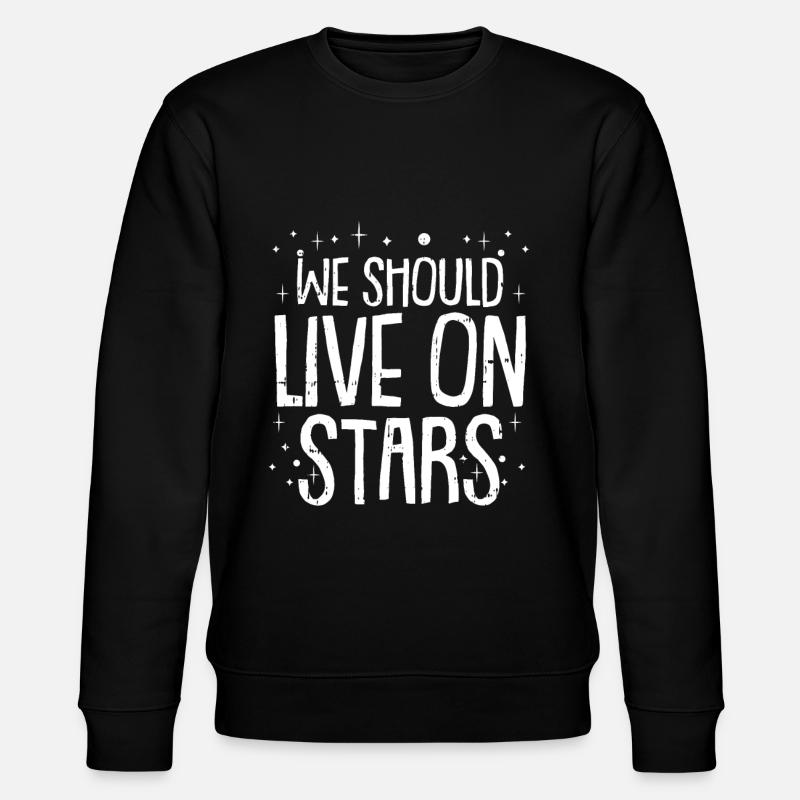 Space Space Space Colonization - Stanley/Stella CHANGER Unisex Organic Sweatshirt - black