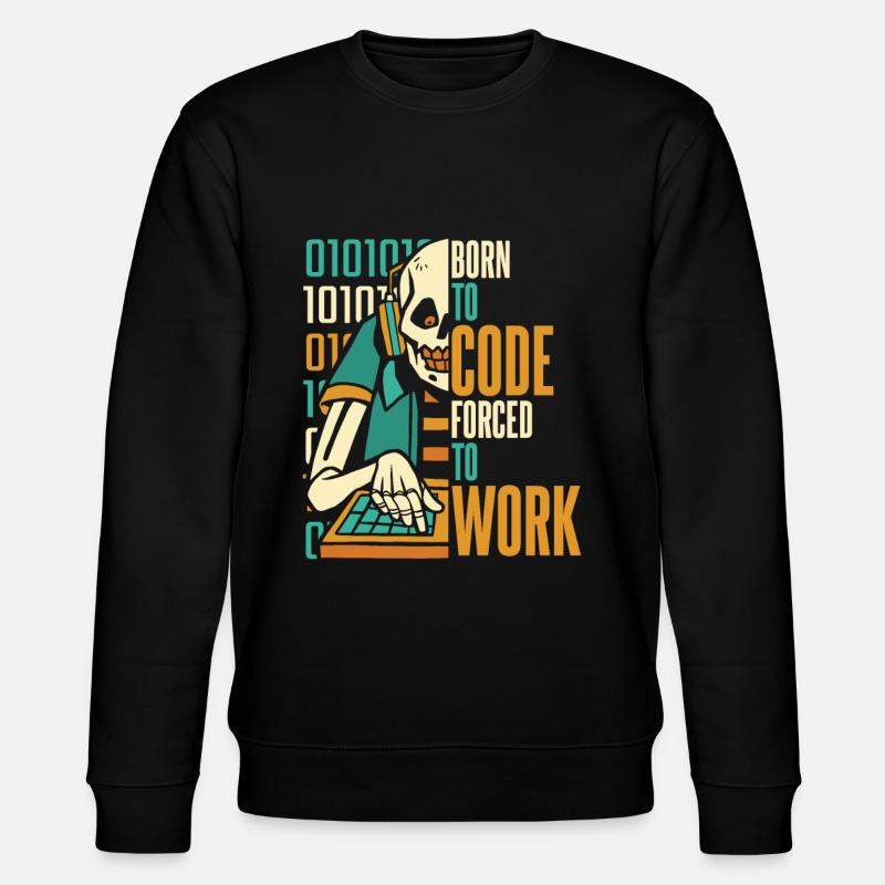 Entwickler Coder Programmierer Schädel - Stanley/Stella Unisex Bio-Sweatshirt CHANGER - Schwarz