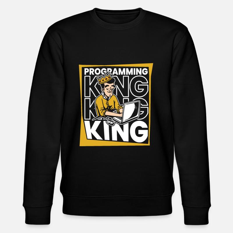 Développeur Coder Programmeur King - Sweat bio CHANGER Stanley/Stella Unisexe - noir