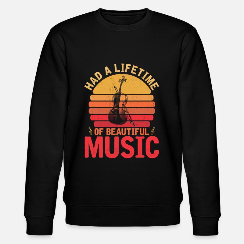 Violin Violin - Stanley/Stella CHANGER Unisex Organic Sweatshirt - black