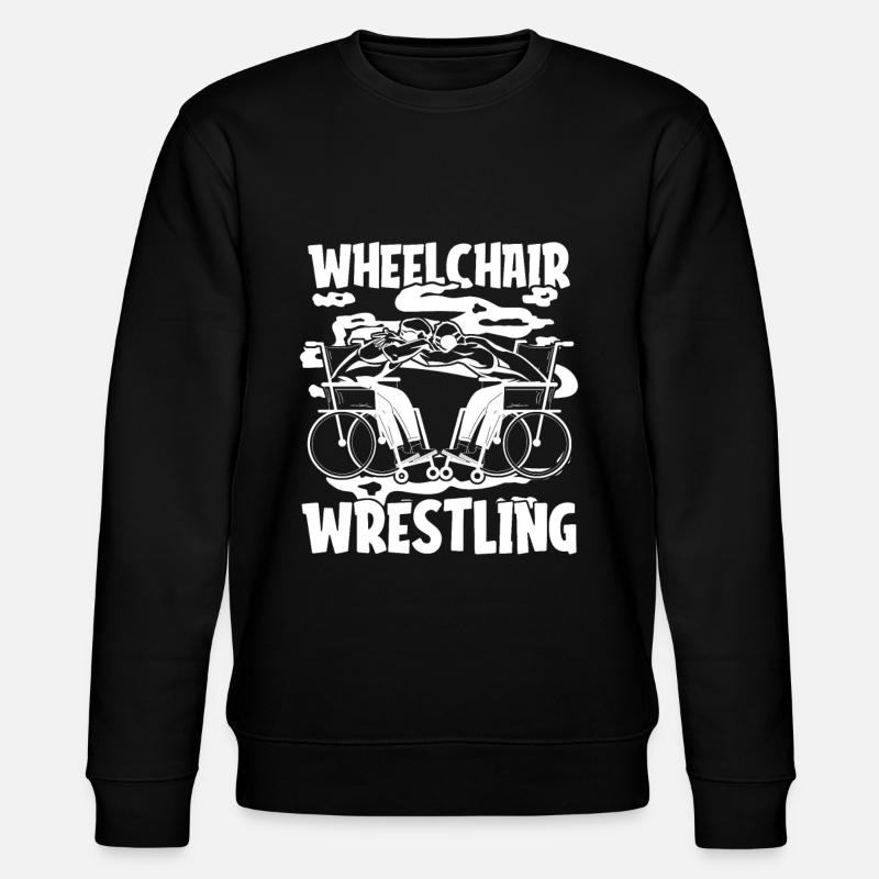 Wrestling Wrestler Rollstuhl - Stanley/Stella Unisex Bio-Sweatshirt CHANGER  - Schwarz