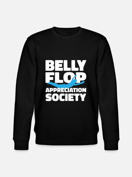 Diving Diver Belly clap - Stanley/Stella CHANGER Unisex Organic Sweatshirt - black