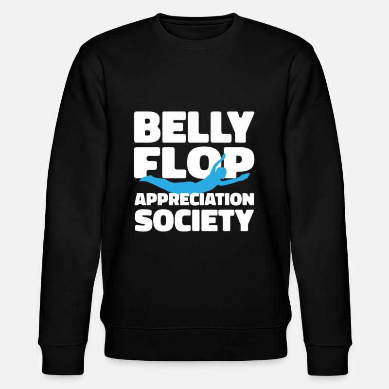 Diving Diver Belly clap - Stanley/Stella CHANGER Unisex Organic Sweatshirt - black