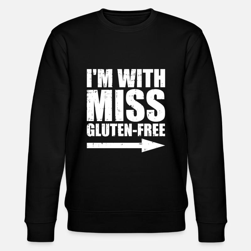Glutenfrei - Stanley/Stella Unisex Bio-Sweatshirt CHANGER  - Schwarz