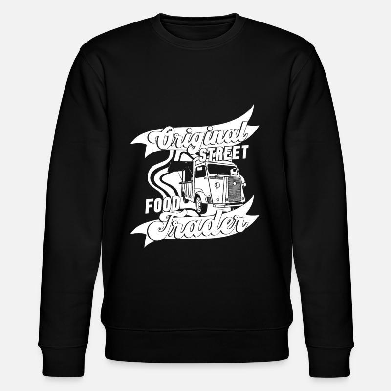 Straßenessen - Stanley/Stella Unisex Bio-Sweatshirt CHANGER  - Schwarz