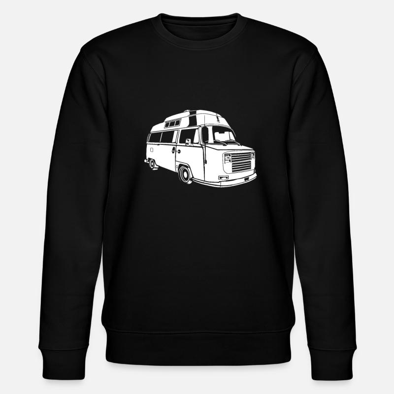 Van Camper Bus - Stanley/Stella CHANGER Unisex Organic Sweatshirt - black