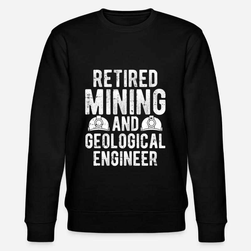 Engineer mining engineer - Stanley/Stella CHANGER Unisex Organic Sweatshirt - black