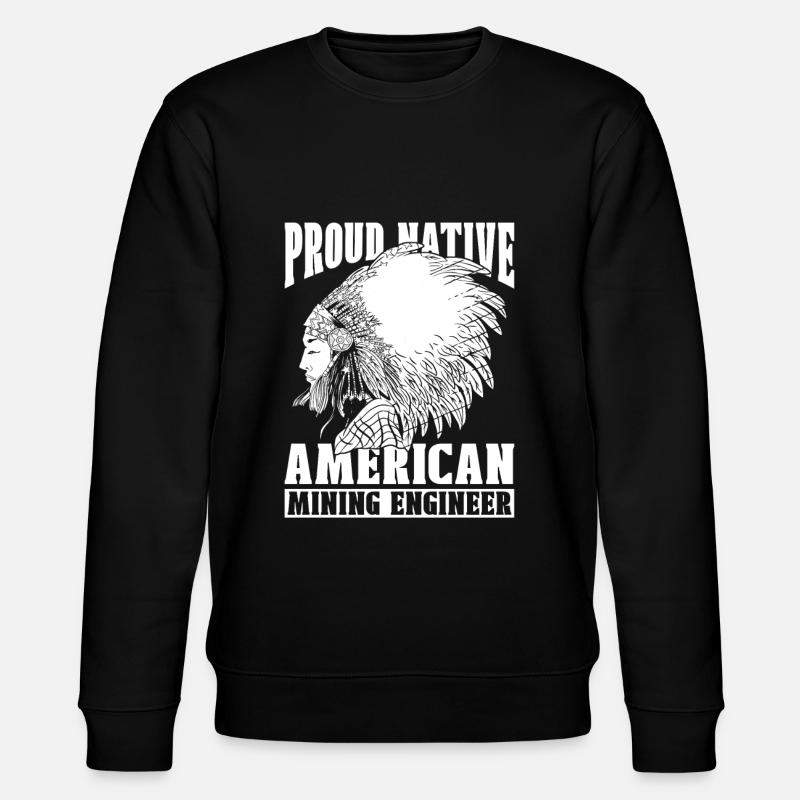 Engineer Mining Engineer - Stanley/Stella CHANGER Unisex Organic Sweatshirt - black