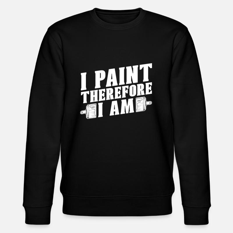 Painter Varnisher Funny - Stanley/Stella CHANGER Unisex Organic Sweatshirt - black