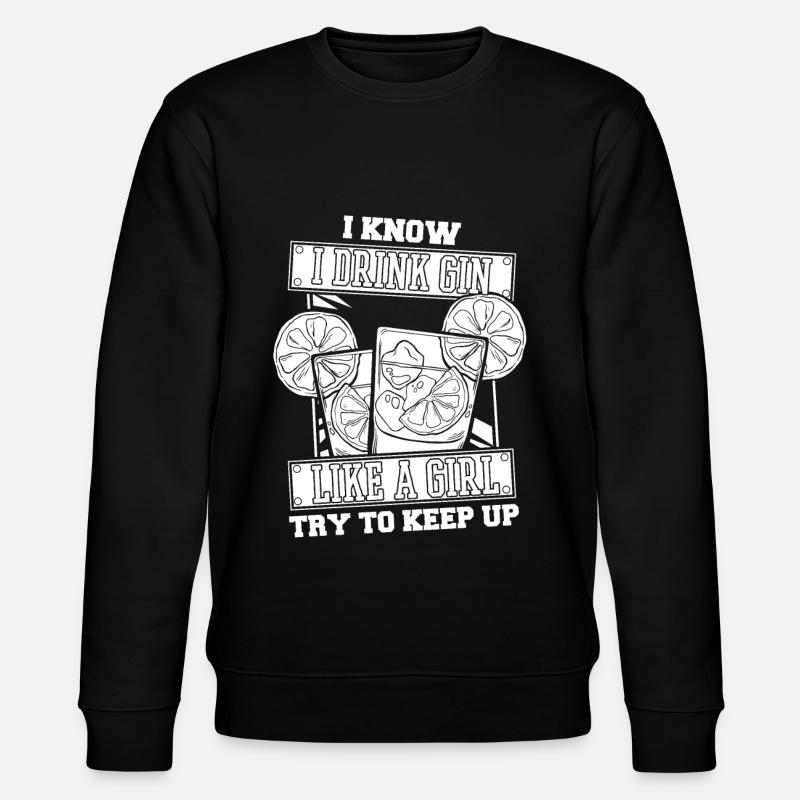 fille au gin - Sweat bio CHANGER Stanley/Stella Unisexe - noir