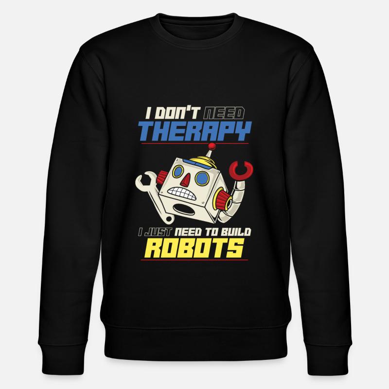 Robotics Ai robot - Stanley/Stella CHANGER Unisex Organic Sweatshirt - black