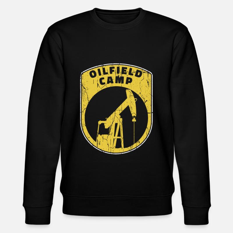 Ölfeld Bohrinsel Lager - Stanley/Stella Unisex Bio-Sweatshirt CHANGER  - Schwarz