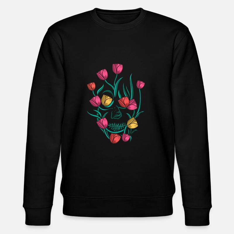 Tulpen Tulpen - Stanley/Stella Unisex Bio-Sweatshirt CHANGER  - Schwarz