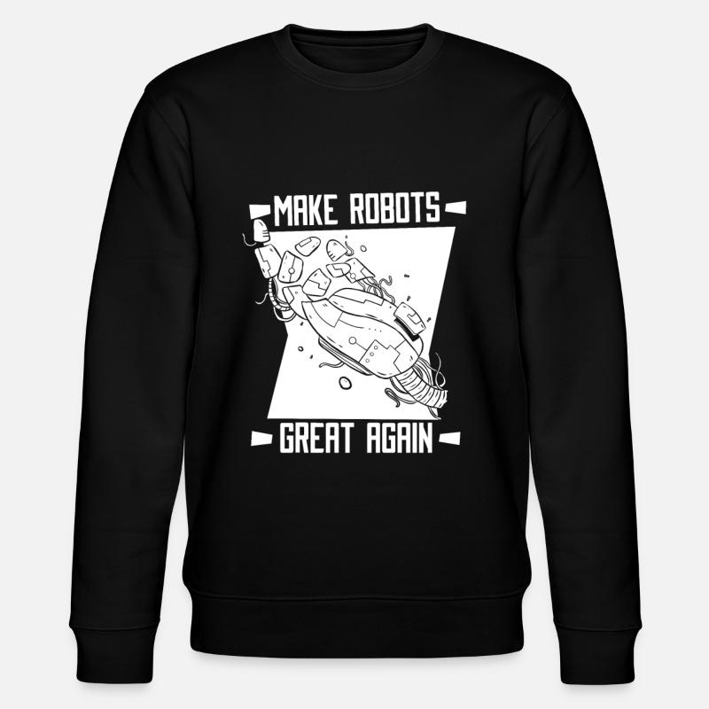 Robotique Ai Robot Drôle - Sweat bio CHANGER Stanley/Stella Unisexe - noir