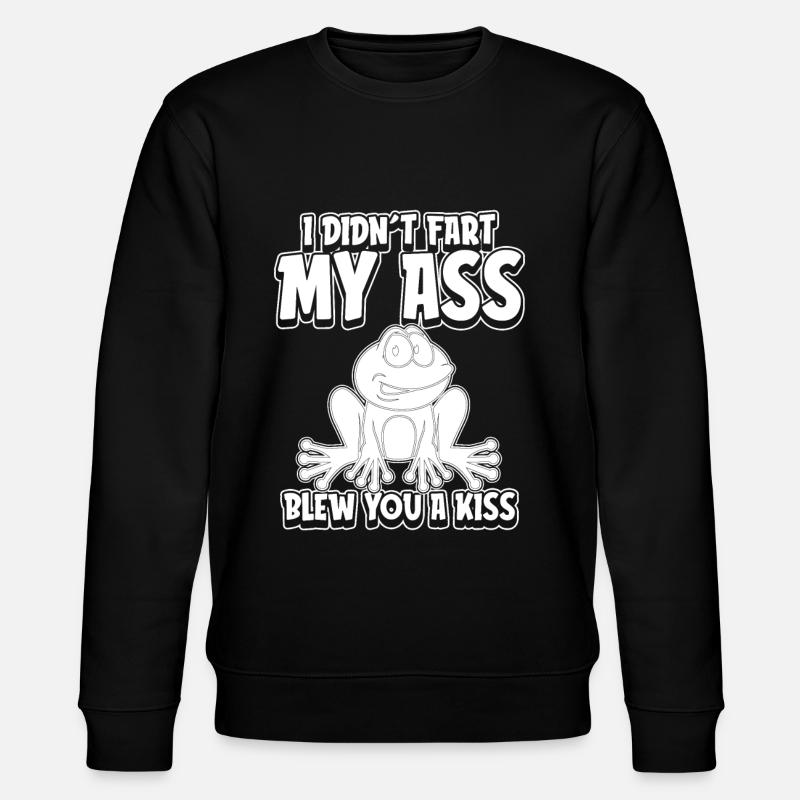 Frog Toad Humor - Stanley/Stella CHANGER Unisex Organic Sweatshirt - black