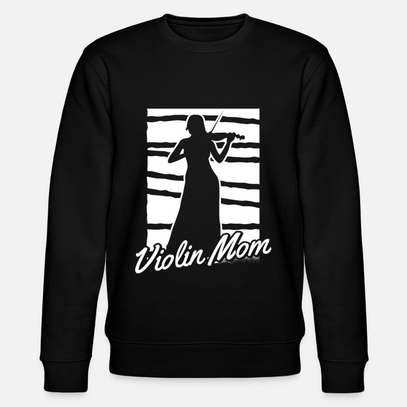 Violine Geige Mutter - Stanley/Stella Unisex Bio-Sweatshirt CHANGER - Schwarz