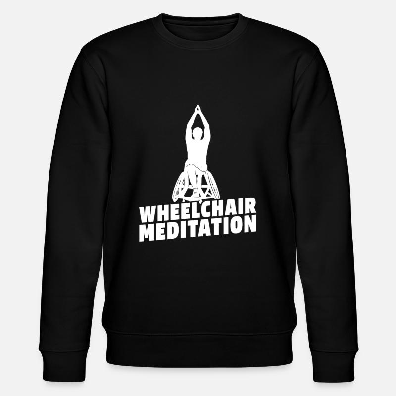 Méditation Méditation Fauteuil roulant - Sweat bio CHANGER Stanley/Stella Unisexe - noir