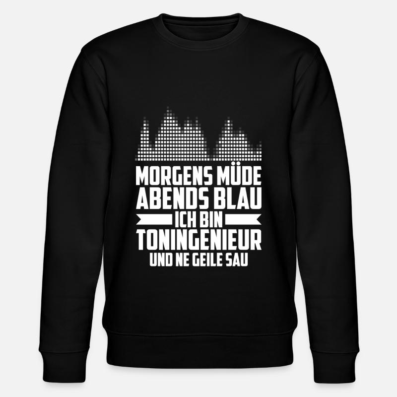 Tontechniker Toningenieur - Stanley/Stella Unisex Bio-Sweatshirt CHANGER  - Schwarz