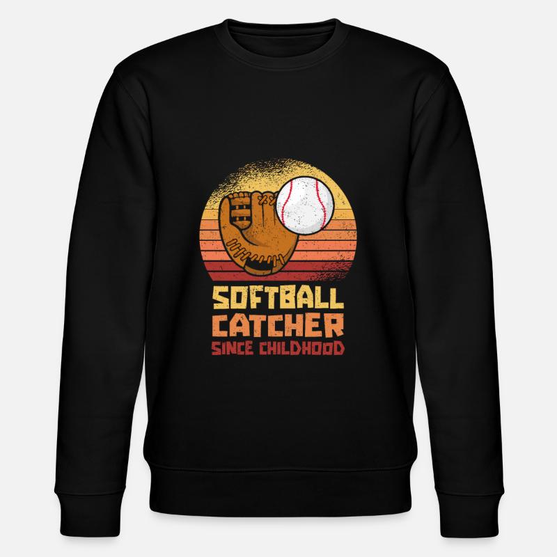 Softball - Stanley/Stella Unisex Bio-Sweatshirt CHANGER  - Schwarz