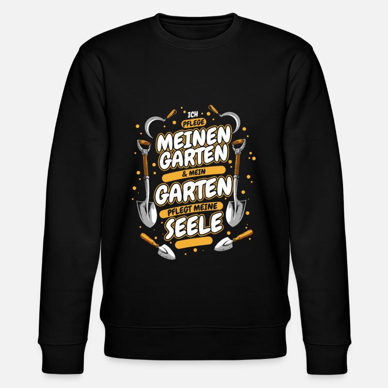 Hobbygärtner Garten - Stanley/Stella Unisex Bio-Sweatshirt CHANGER  - Schwarz