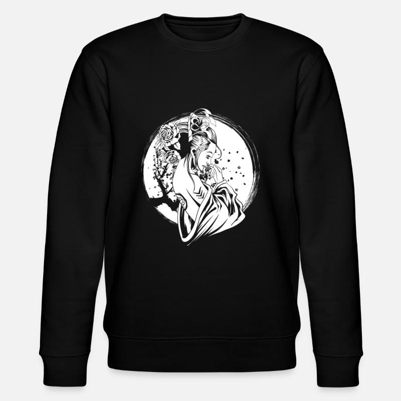 Fleurs de geisha - Sweat bio CHANGER Stanley/Stella Unisexe - noir