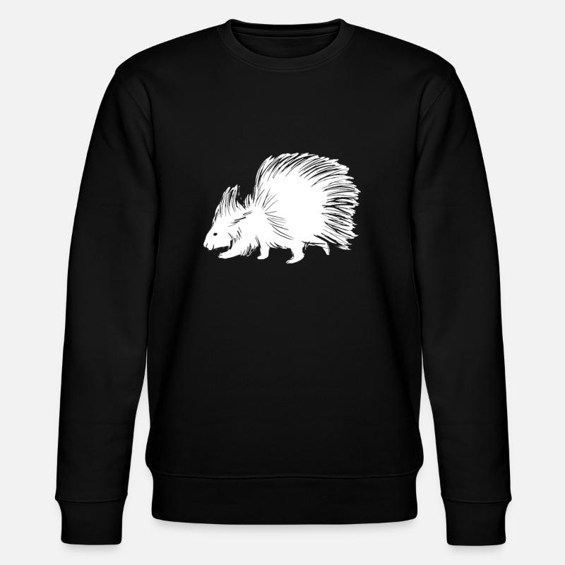 Stachelschwein - Stanley/Stella Unisex Bio-Sweatshirt CHANGER  - Schwarz