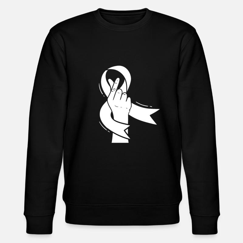 Cancer du sein Main - Sweat bio CHANGER Stanley/Stella Unisexe - noir