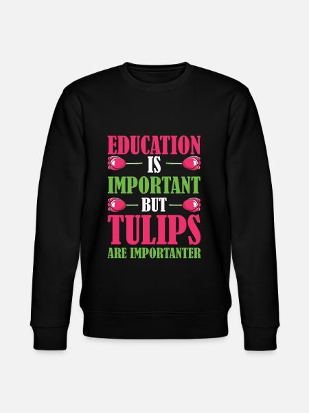 Tulipes Drôles de tulipes - Sweat bio CHANGER Stanley/Stella Unisexe - noir