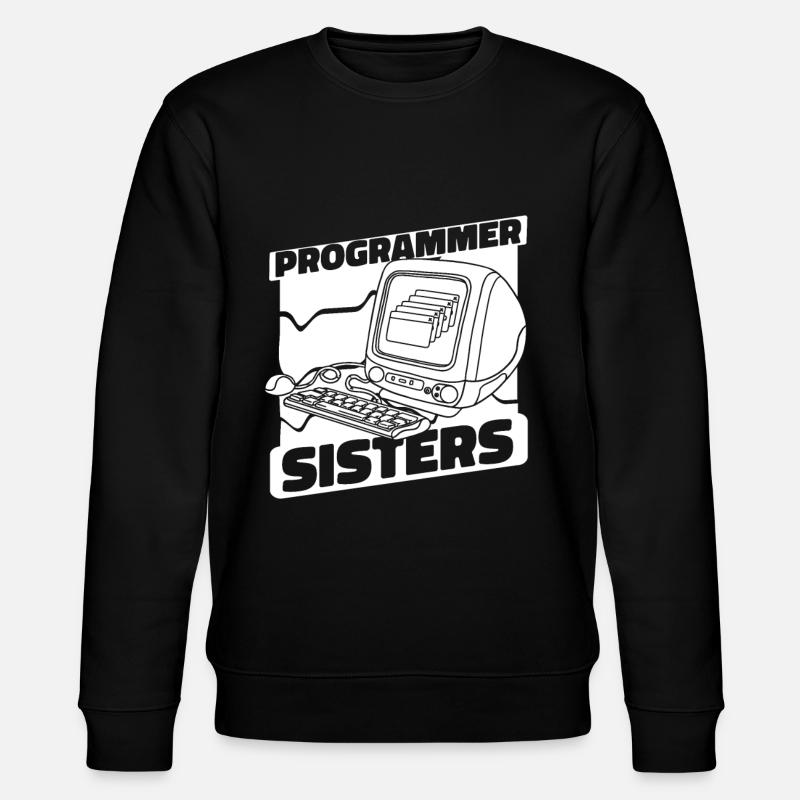 Developer Coder Programmer Computer - Stanley/Stella CHANGER Unisex Organic Sweatshirt - black