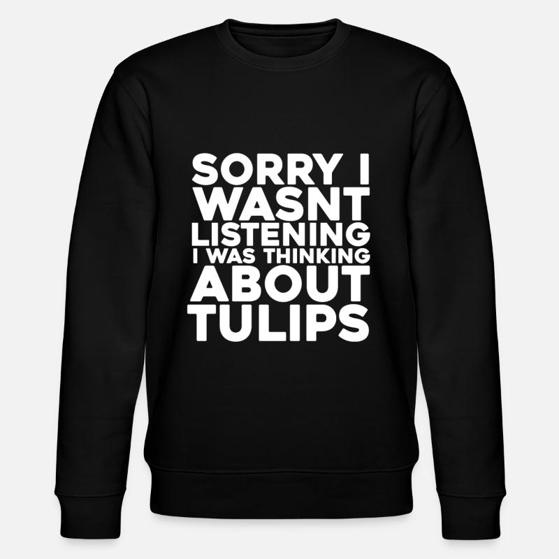 Tulipes Drôles de tulipes - Sweat bio CHANGER Stanley/Stella Unisexe - noir