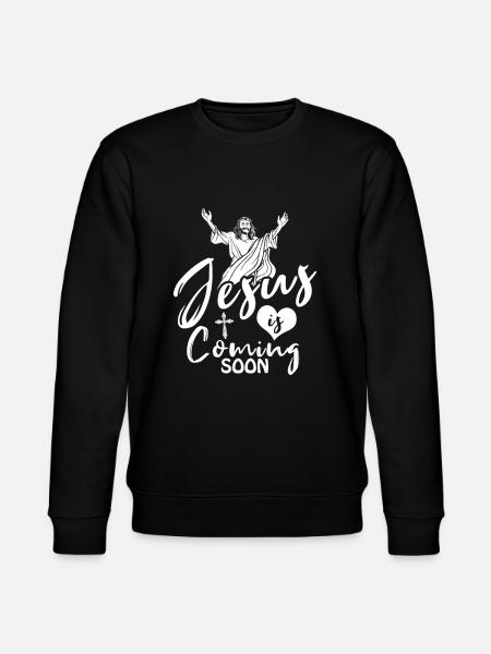Christ Christianisme Jésus revient bientôt - Sweat bio CHANGER Stanley/Stella Unisexe - noir
