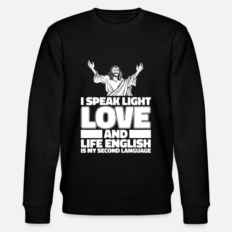 Christ Christianisme Amour - Sweat bio CHANGER Stanley/Stella Unisexe - noir