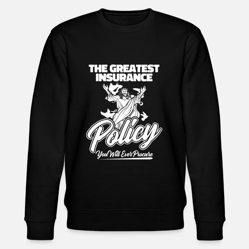 Christ Christentum - Stanley/Stella Unisex Bio-Sweatshirt CHANGER  - Schwarz