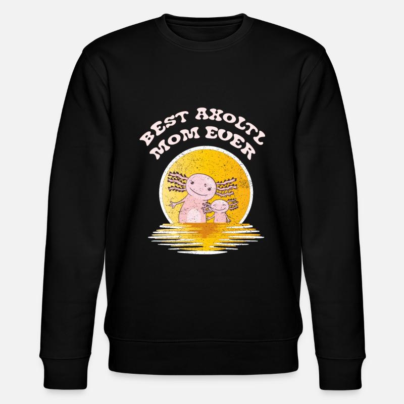 Axolotl Mère - Sweat bio CHANGER Stanley/Stella Unisexe - noir
